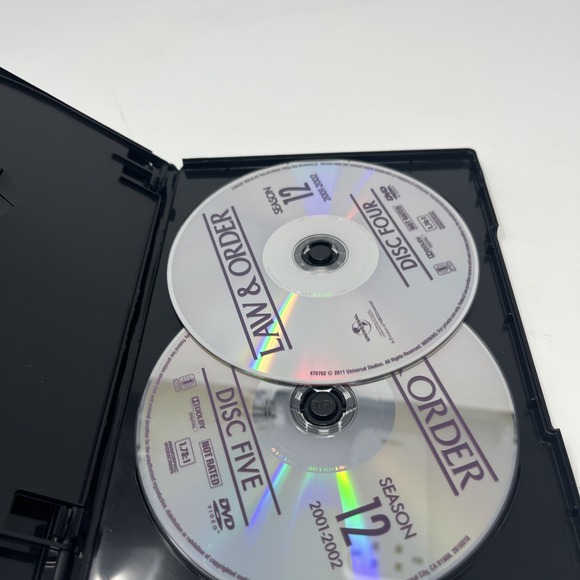 Law & Order: the Twelfth Year (DVD, 2001) 2001-2002 Season 12 - Picture 3 of 5